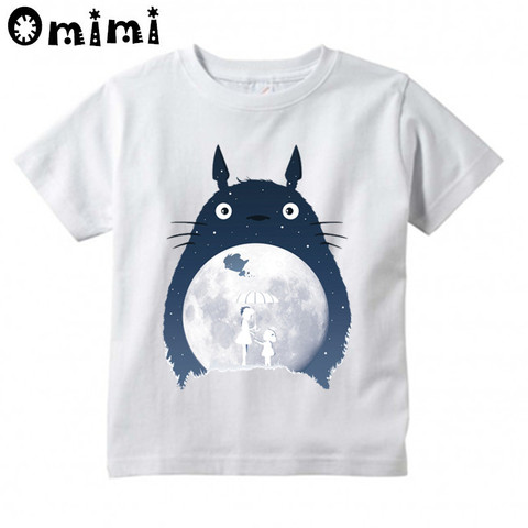 Enfants Anime Totoro Design T-Shirt garçons/filles grand décontracté Kawaii à manches courtes hauts T-Shirt drôle pour enfants ► Photo 1/6