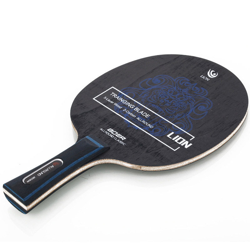 1 pièce raquette de Ping-Pong BOER longue poignée légère en Fiber de carbone et Aryl Group lame de Ping-Pong 7 plis lame de Ping-Pong ► Photo 1/6