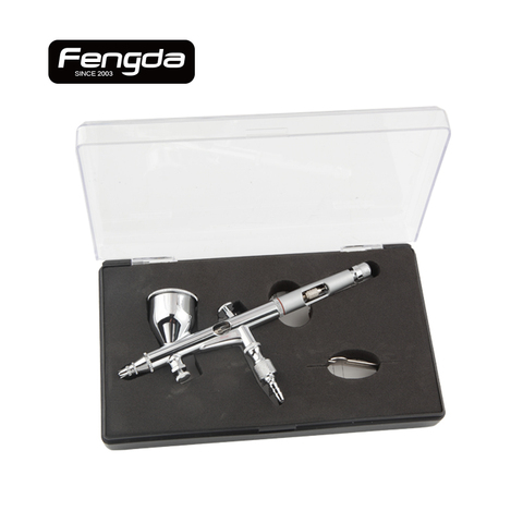 FENGDA BD-180 aérographe double action, pistolet de pulvérisation pour peinture du visage, tatouage, outils à main, type d'alimentation par gravité, livraison gratuite ► Photo 1/5