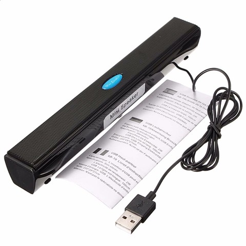 2022 filaire Mini Portable USB haut-parleur lecteur de musique amplificateur haut-parleur stéréo boîte de son pour ordinateur ordinateur de bureau ordinateur Portable ► Photo 1/5