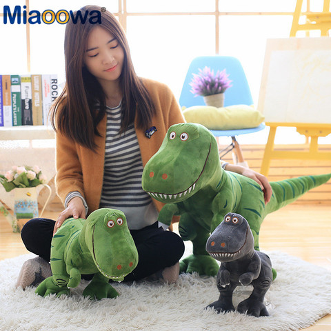 Nouveau jouet en peluche de dinosaure 40cm, poupées pour loisirs, tyrannosaure dessin animé, pour enfants, garçons, cadeau d'anniversaire, de noël, pour enfants, 1 pièce ► Photo 1/6