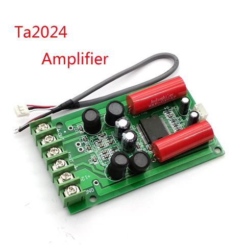 TA2024 12V 2x15W amplificateur carte Module Mini HIFI Module Audio numérique pour voiture ► Photo 1/4