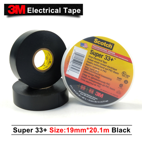 Ruban adhésif vinyle isolant électrique | Original Scotch 3M Super 33 + PVC ► Photo 1/6