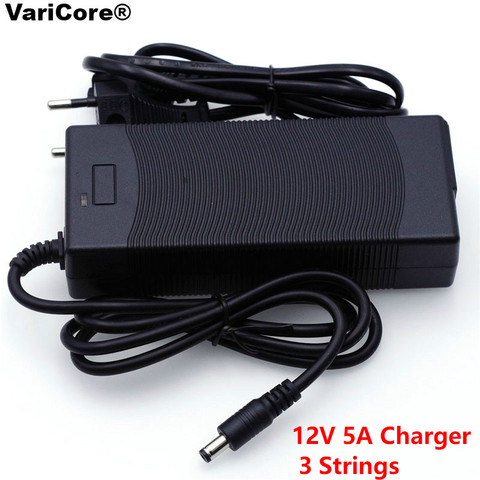 VariCore 12V 24V 36V 48V 3 série 6 série 7 série 10 série 13 chaîne 18650 chargeur de batterie au Lithium 12.6V 29.4V DC 5.5*2.1mm ► Photo 1/6