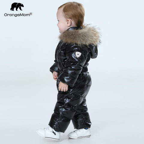 Orangemom magasin officiel bébé combinaison d'hiver, vêtements d'extérieur chauds et manteaux veste pour filles, vêtements de bébé garçons parka vêtements de neige ► Photo 1/6