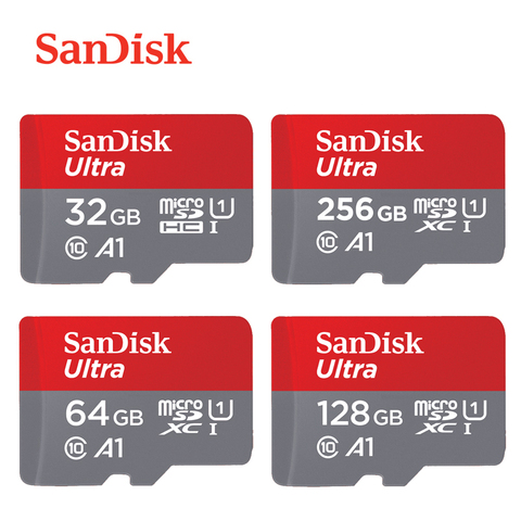 SanDisk – carte micro SD Ultra, 16 go/32 go/64 go/256 go/200 go/128 go, sdhc UHS-I, classe 10, 98 mo/s, TF, mémoire ► Photo 1/6