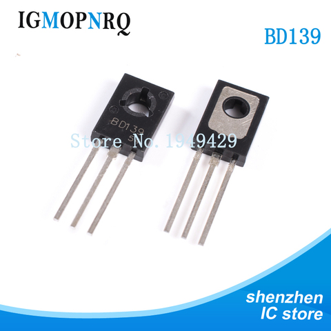 100 pièces livraison gratuite 50 pièces BD139 + 50 pièces BD140 D139 + D140 TO-126 NPN 1.5A 80V NPN Transistor Triode épitaxial nouveau original ► Photo 1/3