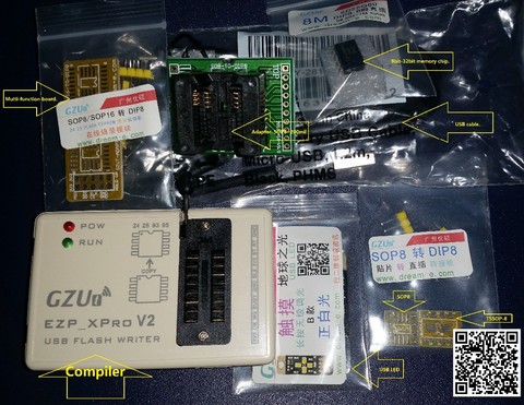 2017 + EZP_XPro V2 Programmeur USB carte mère routage LCD BIOS SPI FLASH IBM 24 25 Émulateur Écrivain TL866/TL866cs/EZP2010/EZP2010 ► Photo 1/1