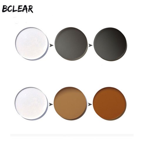 BCLEAR – verres photochromiques à haute indice de transition asphériques, avec lentille à vision unique, photogrise, presbytie, 1.67 ► Photo 1/1