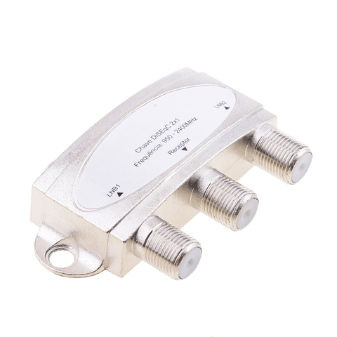 Satellite étanche 2x1 commutateur DISEqC LNB LNBF réseau parabolique gratuit multi-commutateur pour récepteur Satellite excellente puce ► Photo 1/6