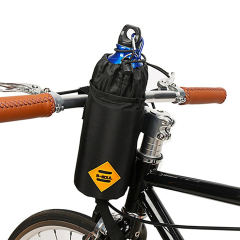 Porte-bouteille d'eau de Sport, pochette Portable de cyclisme, sac de cyclisme, bouilloire d'équitation, sac de guidon, accessoires de vélo ► Photo 1/6