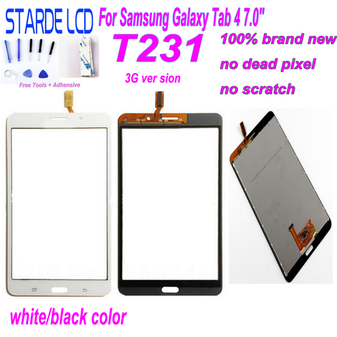 STARDE – ensemble écran tactile LCD 3G pour Samsung Galaxy Tab 4, 7.0 pouces, T231 SM-T231, avec outils adhésifs ► Photo 1/6