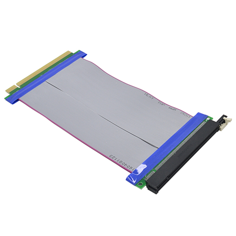 CHIPAL PCI-E 16X à 16X Riser carte PCIe X16 Extender ruban Flexible adaptateur de câble d'extension pour Machine minière ► Photo 1/6