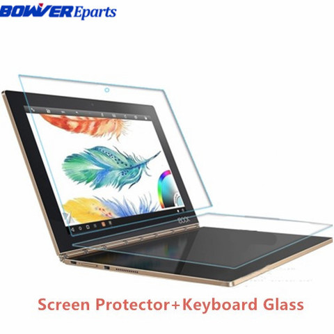 Protecteur d'écran en verre trempé pour livre de Yoga Lenovo 10.1 YB1-X91F, couverture complète en verre pour clavier ► Photo 1/1