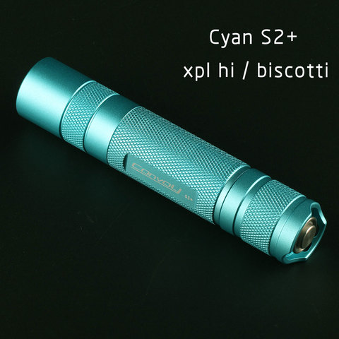 Cyan S2 + lampe de poche, avec led HI XPL à l'intérieur et en verre revêtu en ar, firmware biscotti ► Photo 1/4