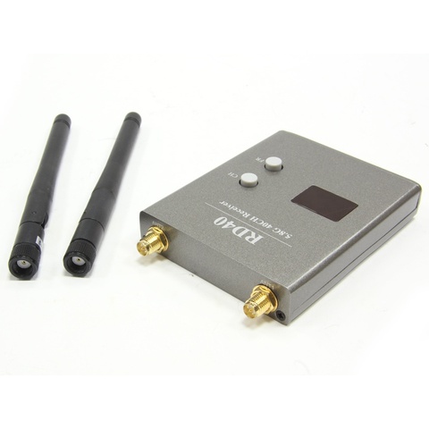 FPVOK FPV 5.8 GHz 40CH RD40 Raceband double diversité récepteur avec A/V et câbles d'alimentation ► Photo 1/6