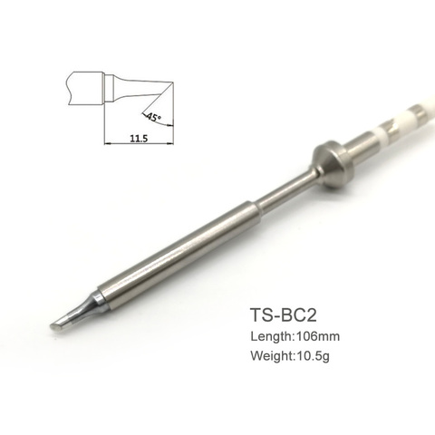 1 pièce de TS-BC2 pour Mini TS100 numérique fer à souder pointe de remplacement sans plomb fer à souder électrique ► Photo 1/3