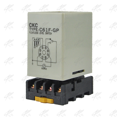 Pompe relais de niveau C61F-GP C61F-GP, contrôleur de niveau d'eau, commutateur automatique avec base ► Photo 1/1
