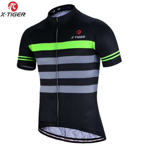 X-TIGER été cyclisme Jersey vtt vêtements course vtt vélo vêtements 100% Polyester cyclisme vêtements uniforme ► Photo 1/6