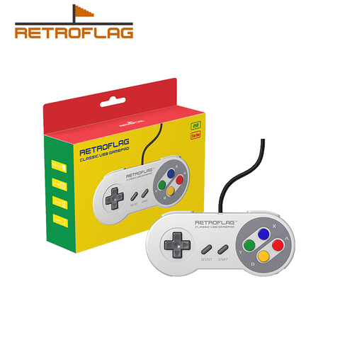 Retroflag – manette de jeu SUPERPi filaire USB, contrôleur de jeu pour SUPERPi CASE-U CASE-J NESPi, boîtier Raspberry Pi, commutateur Windows ► Photo 1/1