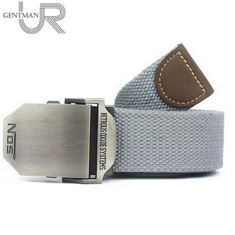 Ceinture en toile pour hommes et femmes | Ceinture tactique occidentale, ceinture de luxe de haute qualité, ceinture en tissu, pour hommes et femmes, tendance ► Photo 1/6