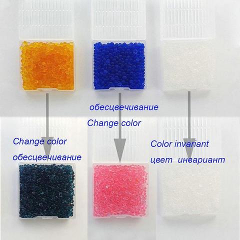 Boîte à Gel de silice, déshydratant, absorbant l'humidité, boîte absorbante réutilisable, couleur changeante indicateur ► Photo 1/6