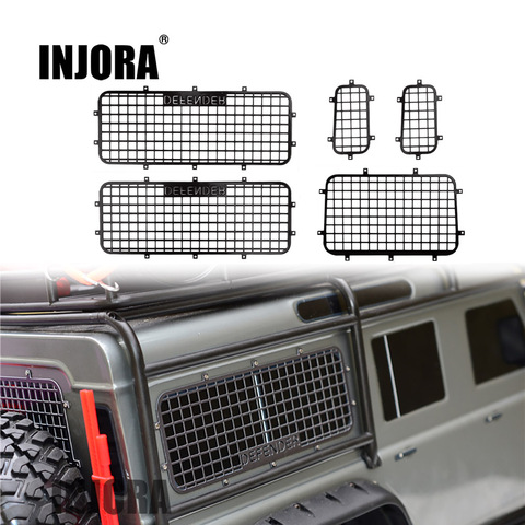 INJORA-filet de protection de maille pour fenêtres métalliques TRX4 T4, pour voiture chenille 1/10 RC trxxas Trx-4 Trx 4 ► Photo 1/6