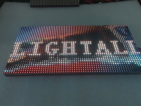 Module de LED polychrome extérieur de balayage de 320*160mm 32*16 pixels 3in1 SMD 1/4 rvb P10 pour l'affichage de LED de médias de publicité ► Photo 1/4