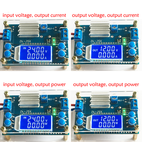 Convertisseur de courant continu Buck Module de descente, 32V, 5a, réglable, voltmètre ► Photo 1/5