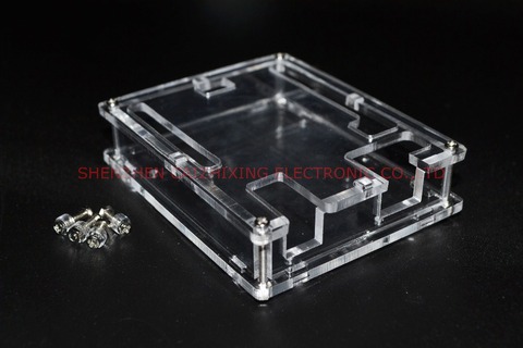Boîtier Uno R3 boîtier acrylique Transparent couvercle Transparent Compatible avec Arduino UNO R3 ► Photo 1/5