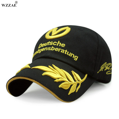 WZZAE-casquette à rabat, marque de base-ball, réglable à boucle, pour Schumacher Signature F1 One, à la mode, nouveauté 2022 ► Photo 1/6