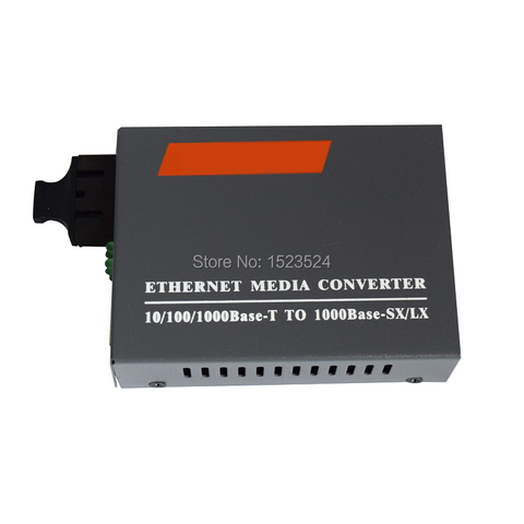 Livraison gratuite HTB-GM-03 convertisseur de média à fibers optiques Gigabit 1000Mbps Port SC Duplex multimode 2KM alimentation externe ► Photo 1/6