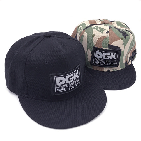 Marque DGK Snapback casquettes plat Hip Hop Casquette de Baseball Casquette Gorras chapeau adulte Camouflage réglable Planas chapeaux pour hommes femmes ► Photo 1/5