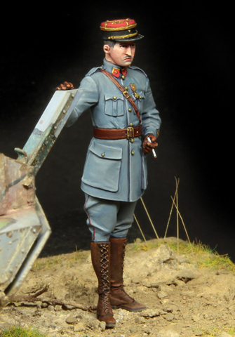 [Tuskmodel] 1 35 échelle résine modèle chiffres kit WW1 officier Français ► Photo 1/1