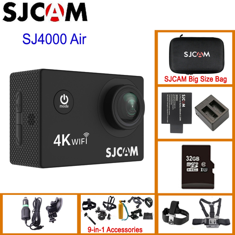 SJCAM – caméra d'action SJ4000 AIR 4K 30fps, Full HD, puce Allwinner, WiFi, Sport, Mini casque, 2.0 pouces, étanche, DV ► Photo 1/5