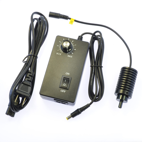 Lumière coaxiale LED pour Microscope 6mm, Source de lumière Spot illuminateur réglable 3W 6500K AC100 ~ 240V adaptateur d'alimentation ► Photo 1/6