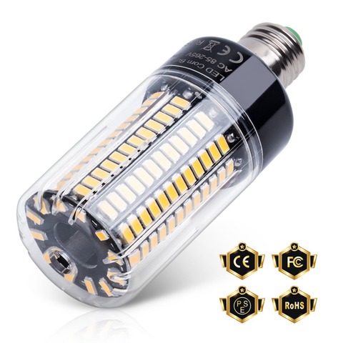 E27 LED Ampoule de Maïs Lampe E14 économie D'énergie Ampoules SMD5736 LED Lampe 220 v 28 40 72 108 132 156 189 LED Lampada LED AC85-265V ► Photo 1/6