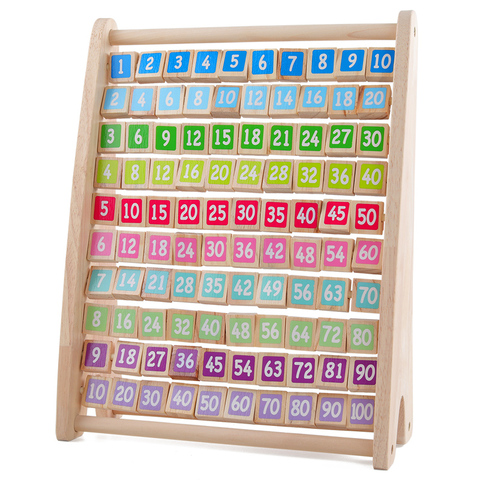 Jouets pour enfants Montessori jouets en bois Table de Multiplication bébé jouets éducatifs précoces aide à l'enseignement arithmétique jouet mathématique pour enfants ► Photo 1/6