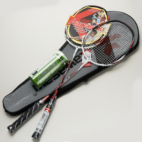 Kawasaki-raquette de Badminton 1U, cadre en alliage d'aluminium, avec ficelle UP-0160, volant gratuit ► Photo 1/6