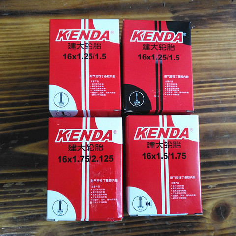 Kenda – chambre à air pliable pour vélo, 16x25/1.5/1.75/2.125, AV/ FV ► Photo 1/6
