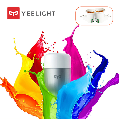 Yeelight – ampoule LED colorée E27, lampe intelligente, télécommande WIFI, lumière RGB, température colorée, romantique ► Photo 1/4
