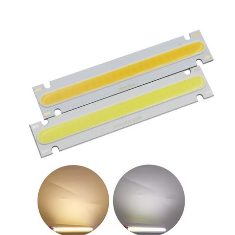 ALLCOB – bande lumineuse LED COB, DC 6V, module 100x20mm, lampe de Bar, blanc froid-chaud, 5W, 500LM, ampoule à puce rabattable, pour le travail de bricolage ► Photo 1/1