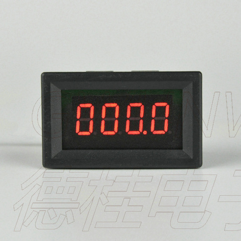 GWUNW-voltmètre à haute précision 0-999.9V DC (1000V), à quatre bits, avec affichage numérique, voltmètre à haute précision de 0.36 pouces, 4 bits, LED ► Photo 1/4