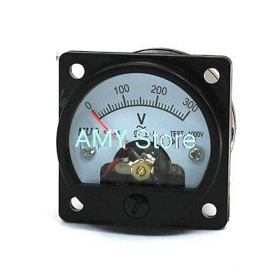 SO-45 cadran analogique rond AC 0-300V panneau Volt mètre voltmètre noir 45*45MM ► Photo 1/1