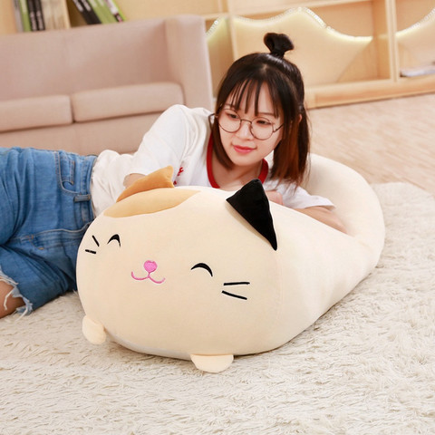 90cm doux Animal dessin animé coin Bio oreiller coussin mignon chien chat dinosaure cochon licorne peluche peluche belle enfant anniversaire cadeau ► Photo 1/6