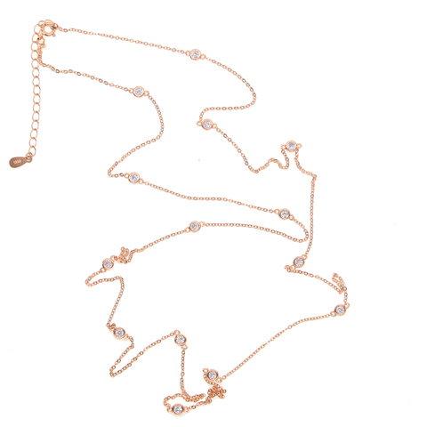 Bijoux en argent sterling 100% 925, chaîne longue, 85cm, 102cm, chaîne pour hiver, collier ► Photo 1/3
