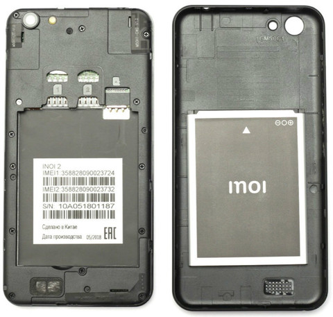 2500 mAh batterie pour téléphone mobile INOI Inoi 2/2 lite ► Photo 1/1