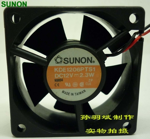 Pour Sunon KDE1206PTS1 6025 60mm 6cm DC 12V 2.3W ventilateur de refroidissement hydraulique silencieux ► Photo 1/1