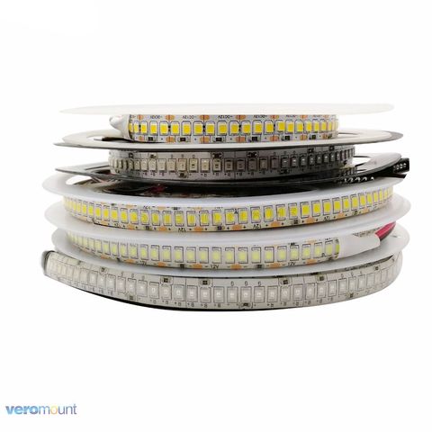 Haute CRI 5m 1200 LED 2835 LED bande lumière 12V Flexible LED ruban 240 led/m LED bande blanc chaud blanc 4000K rouge bleu vert ► Photo 1/5