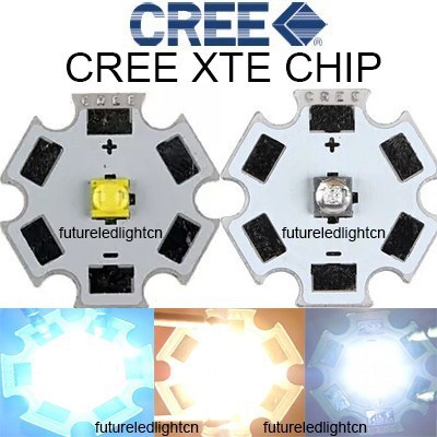 LED Cree XT-E XTE 5W, blanc chaud 3000-3200K, blanc froid 6000-6500K, bleu Royal 450-455NM avec PCB 20MM, 1 pièce, livraison gratuite ► Photo 1/6